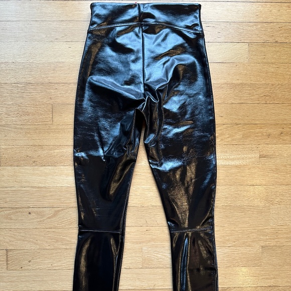 SPANX Shiny Black Leggings - Picture 9 of 16